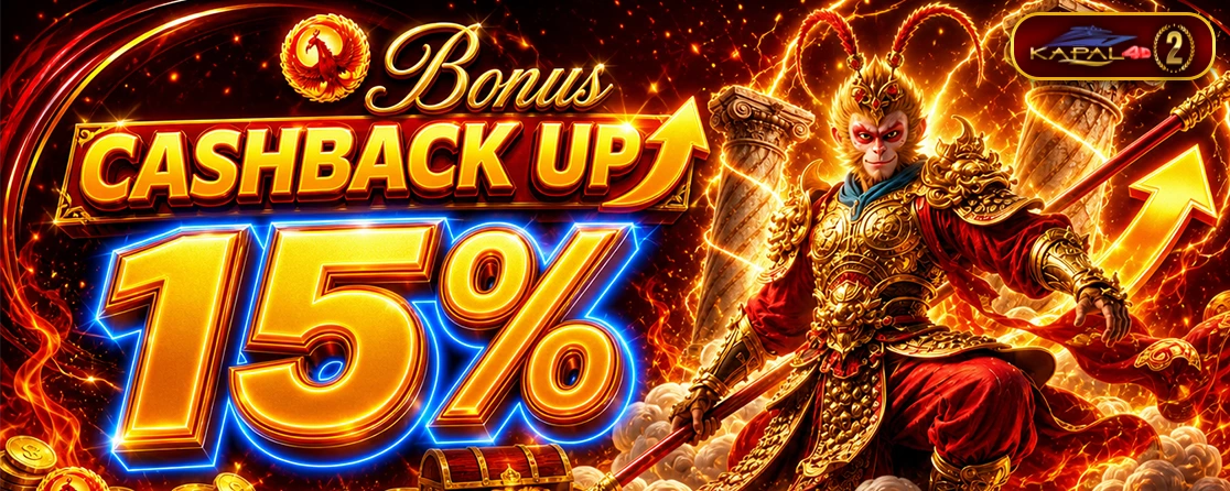Bonus Cashback Mingguan UP 15%